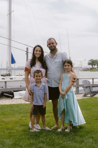 Stacy with her family.